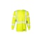 Kishigo Premium Black Series FR Long Sleeve T-Shirt, Yellow/Lime, 2X F506-2X - alternate 1